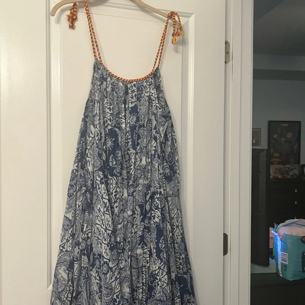 Free People Blue Floral Dress - Picture 2 of 6